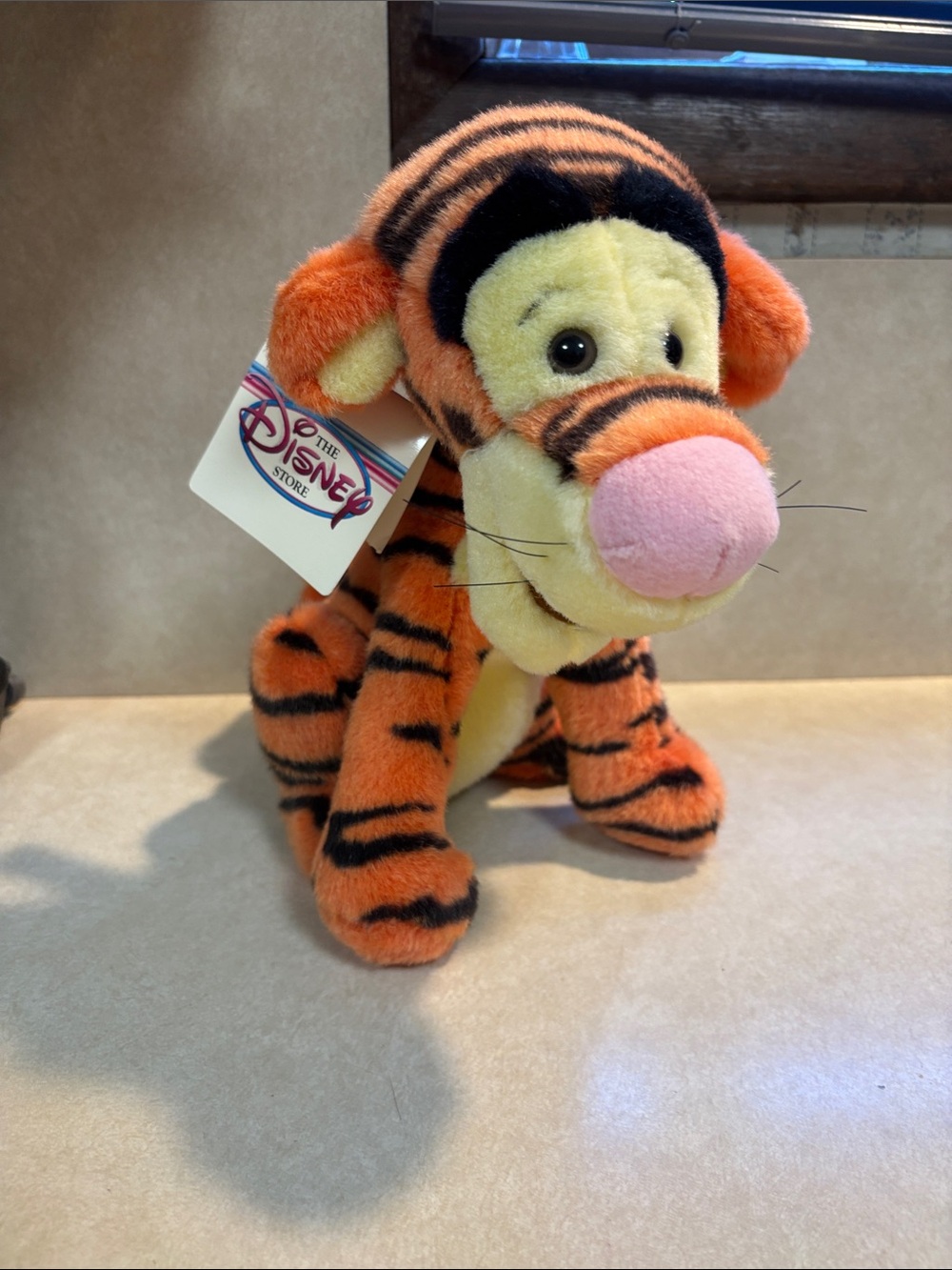 Disney Tigger Plush - Orange, Black, Yellow, Pink